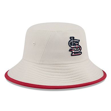 Men's New Era Khaki St. Louis Cardinals 2024 Fourth of July Bucket Hat