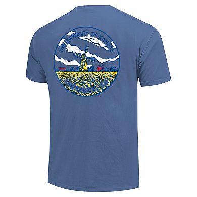 Unisex Royal Kansas Jayhawks Scenic Comfort Colors T-Shirt
