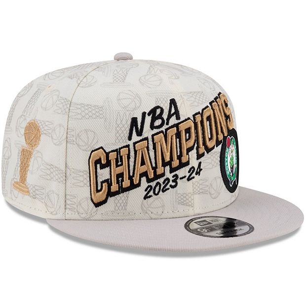 Men's New Era Cream Boston Celtics 2024 NBA Finals Champions