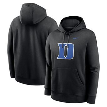 Men's Nike Black Duke Blue Devils Primetime Evergreen Club Fleece Pullover Hoodie
