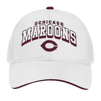 Men's Colosseum White UChicago Maroons Wyatt Adjustable Hat