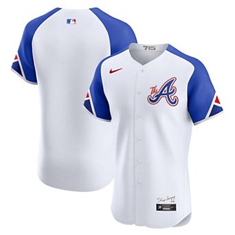 Men's Nike White Atlanta Braves City Connect Elite Jersey