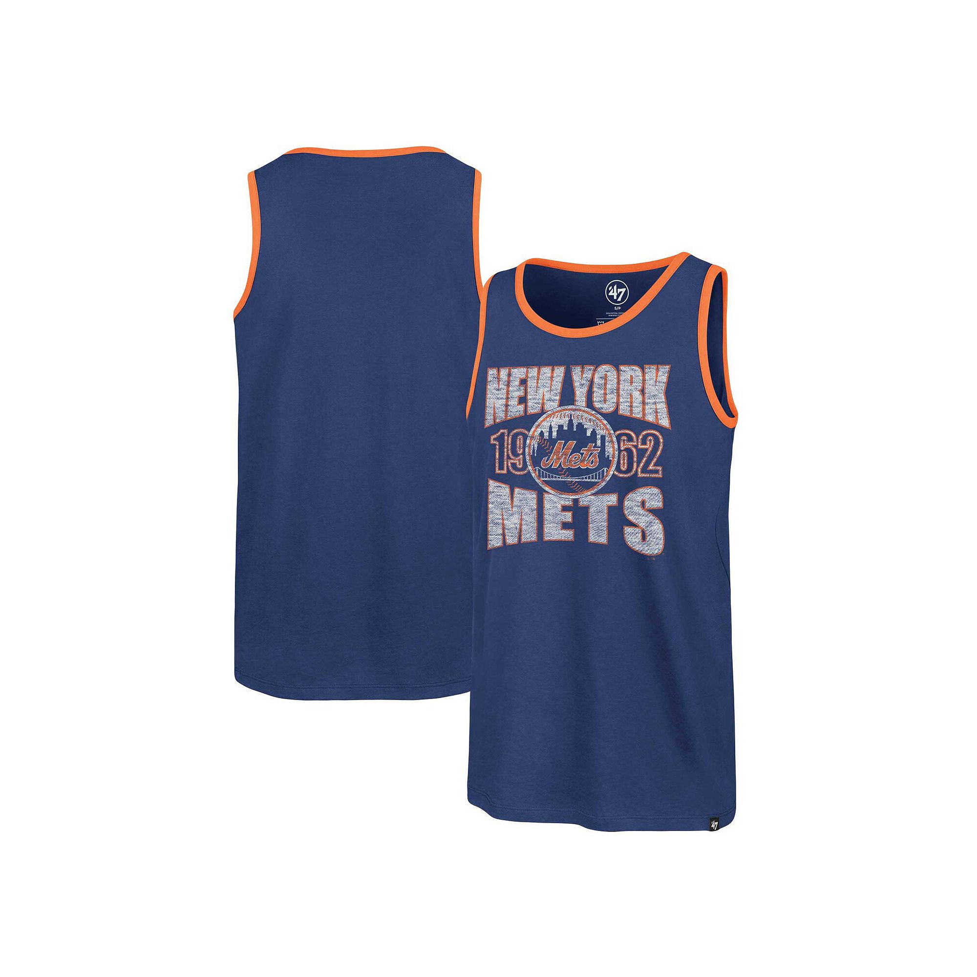 Mens 47 Royal New York Mets Upload Franklin Tank Top, Size: Small, Blue