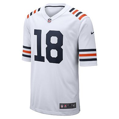 Men's Nike Caleb Williams White Chicago Bears 2024 NFL Draft 2nd Alternate Game Player Jersey