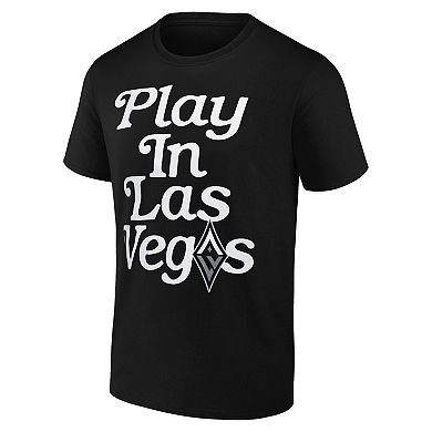 Unisex Black Las Vegas Aces Play In T-Shirt