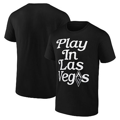 Unisex Black Las Vegas Aces Play In T-Shirt