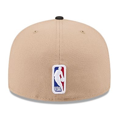 Men's New Era Tan/Black Miami Heat 2024 NBA Draft 59FIFTY Fitted Hat