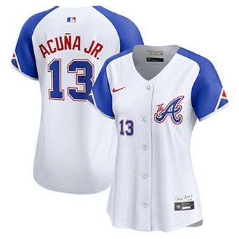Women's Nike Ronald AcuÃ±a Jr. White Atlanta Braves City Connect Limited Player Jersey