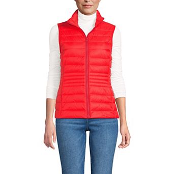 Women's Lands' End Wanderweight Packable Down Vest