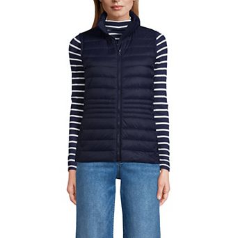 Women's Lands' End Wanderweight Packable Down Vest