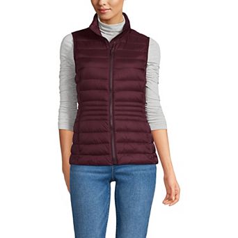 Women's Lands' End Wanderweight Packable Down Vest