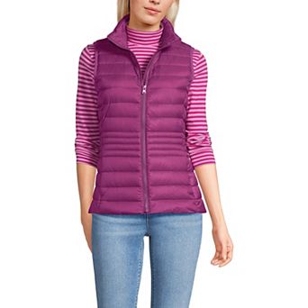 Women's Lands' End Wanderweight Packable Down Vest