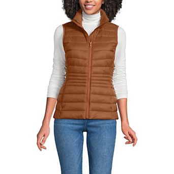 Women's Lands' End Wanderweight Packable Down Vest