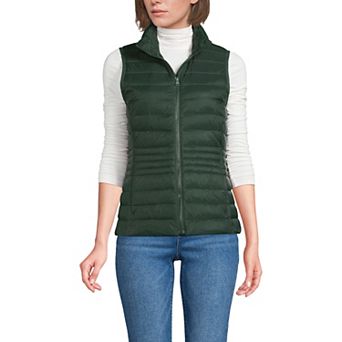 Women's Lands' End Wanderweight Packable Down Vest