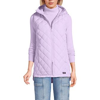 Women's Lands' End Hooded Insulated Vest