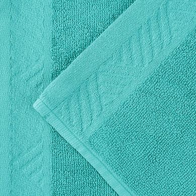SUPERIOR 6-pc Basketweave Egyptian Cotton Towel Set