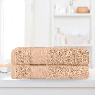 SUPERIOR 2-Piece Turkish Cotton Highly Absorbent Bath Sheet Set