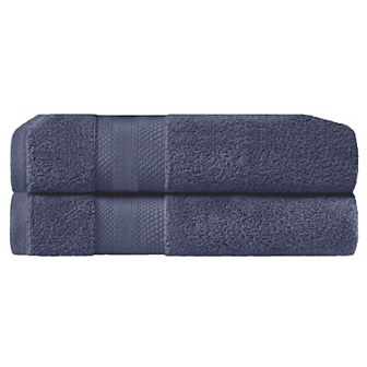 SUPERIOR 2 pc Turkish Cotton Highly Absorbent Bath Sheet Set