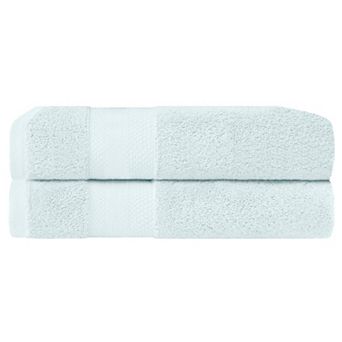 SUPERIOR 2 pc Turkish Cotton Highly Absorbent Bath Sheet Set