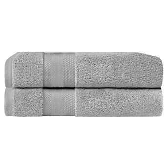 SUPERIOR 2 pc Turkish Cotton Highly Absorbent Bath Sheet Set