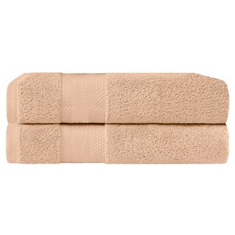 SUPERIOR 2 pc Turkish Cotton Highly Absorbent Bath Sheet Set