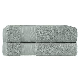 SUPERIOR 2 pc Turkish Cotton Highly Absorbent Bath Sheet Set