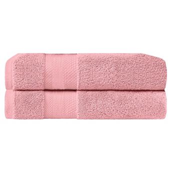 SUPERIOR 2 pc Turkish Cotton Highly Absorbent Bath Sheet Set