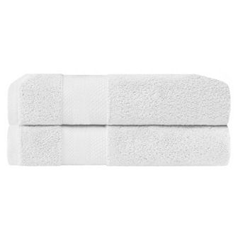 SUPERIOR 2 pc Turkish Cotton Highly Absorbent Bath Sheet Set