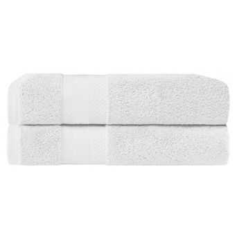 SUPERIOR 2 pc Turkish Cotton Highly Absorbent Bath Sheet Set