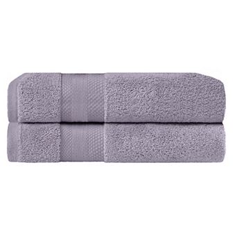 SUPERIOR 2 pc Turkish Cotton Highly Absorbent Bath Sheet Set