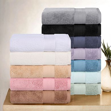 SUPERIOR 2-Piece Turkish Cotton Highly Absorbent Bath Towel Set