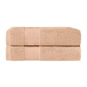 SUPERIOR 2 pc Turkish Cotton Highly Absorbent Bath Towel Set