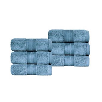 SUPERIOR 6 pc Turkish Cotton Hand Towel Set