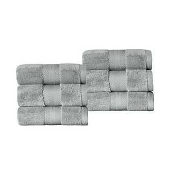 SUPERIOR 6 pc Turkish Cotton Hand Towel Set