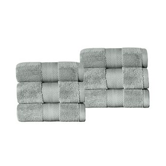SUPERIOR 6 pc Turkish Cotton Hand Towel Set