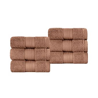 SUPERIOR 6 pc Turkish Cotton Hand Towel Set