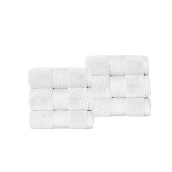 SUPERIOR 6 pc Turkish Cotton Hand Towel Set