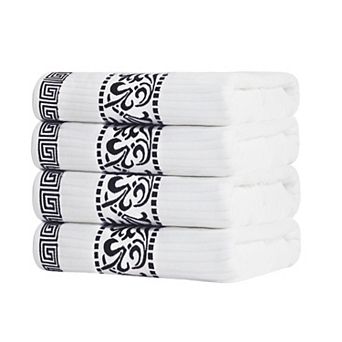 SUPERIOR 4 pc Athens Cotton Decorative Bath Towel Set