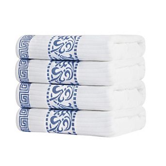 SUPERIOR 4 pc Athens Cotton Decorative Bath Towel Set