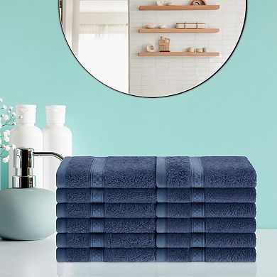 Rayon from Bamboo Blend Solid 12-Piece Face Towel Set