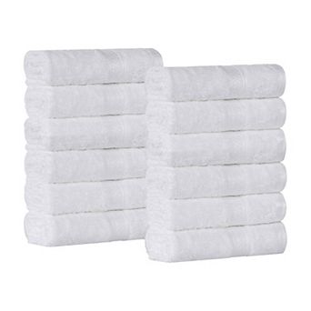 SUPERIOR Rayon from Bamboo Blend Solid 12 pc Face Towel Set
