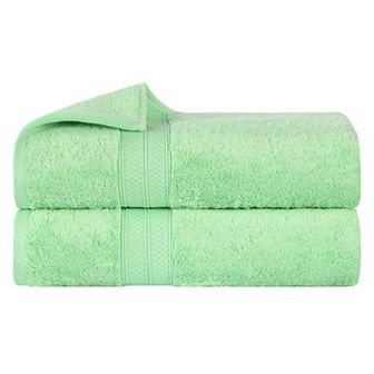 SUPERIOR Rayon from Bamboo Blend Solid 2 pc Bath Towel Set
