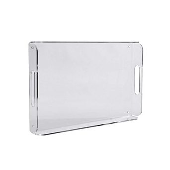 Acrylic Handled Tray - 16.5" X 10.5"