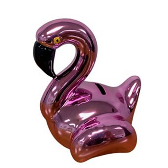 Ceramic Flamingo Bank
