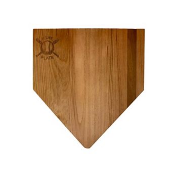 Baseball Home Plate Wood Board - 14" X 18"