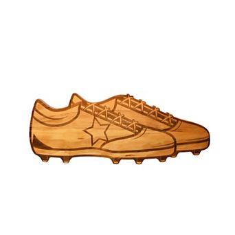 Golf Shoes Wood Board - 7.5" X 18"