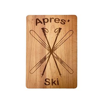 Apres Ski Wood Board - 10" X 15