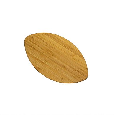 Wood Football Cutting Board - 15" X 8.5"