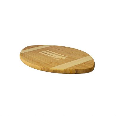 Wood Football Cutting Board - 15" X 8.5"