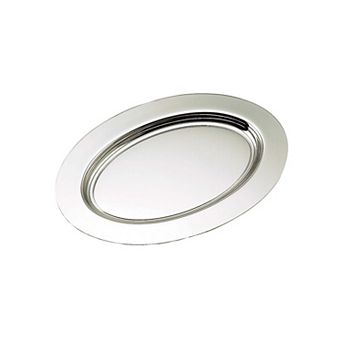 Silver Oval Nickel-plated Tray - 6"